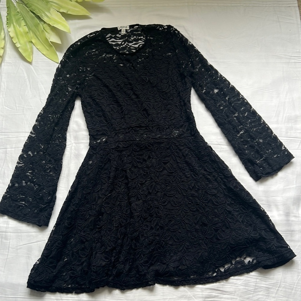 Nwt Ardene Lace Skater Dress